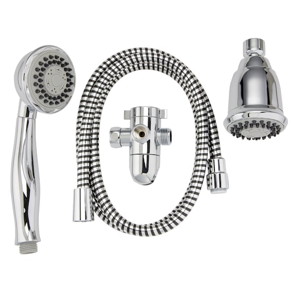 Keeney 3-Function 3-Way Showerhead Kit, Chrome K750CP